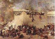 Francesco Hayez The destruction of the Temple of Jerusalem. Germany oil painting artist